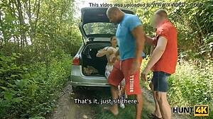 Hunt4k: Bruiser Trades Money for Stranger to Bang Hot Girlfriend