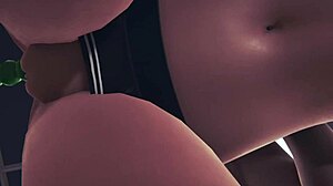 無修正3Dヘンタイ: サラが2つのディルドで潮吹き、ワイルドなアクション！