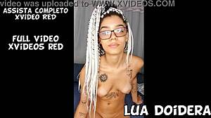 Lua doidera brincando sozinha em casa ate gozar com brinquedinho novo as brazilian ebony teen 18+ masturbates to orgasm with perfect body latina ass in black solo