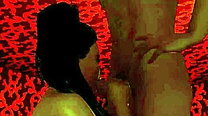 In this hardcore group scene, the arab brunette gets rough deepthroat, 3 some with creampie, anal, and assfucking.