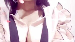 Morena Shows Off Big Ass And Tits.