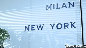 trans gracie jane e haley reed bramano azione calda insieme