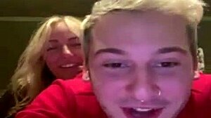 Bold Periscope Show: 18+ Blonde Teen Flashes Tits In Intense Live Action