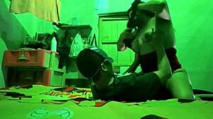 Inviting step-sister for breakfast turns into dirty bed action with big ass