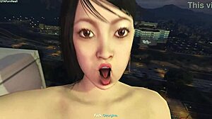 uhh, gta v porn with online girls... damn!