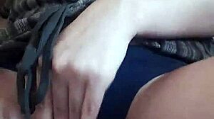 i, as a lonely girl, caress my wet pussy to orgasm