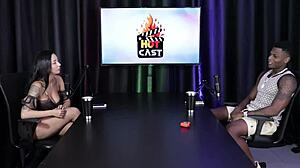 safada checks how many centimeters the cock needs to enter her ass at the party - will mastro sheer red