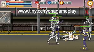 is cute girl fucking soldiers in magical angel fairy flower hentai game?