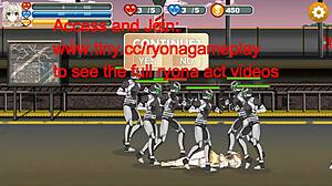 is cute girl fucking soldiers in magical angel fairy flower hentai game?