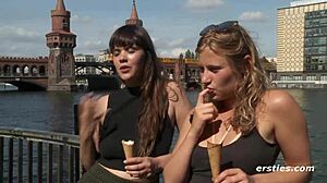 Blake And Lindsey Lick Wet Pussy After Ice Cream!