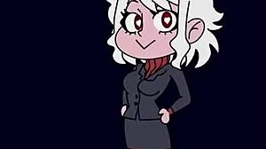 Modeus the lustful demon sucks big cock 😈