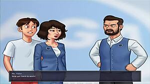 Busty Anime Girl In Summer Time Saga Unc Part 7 Gets Big Tits Action