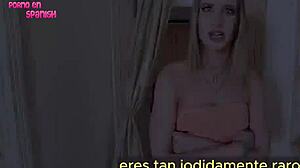 Hermanastra Robs Me and Pays the Price in Subtitled Spanish.