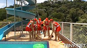 Big Ladyboy Cock Gets Hardcore Blowjob and Sucking.