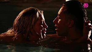 this blonde girl is fucking two older guys. it's horny and casual in the bedroom.