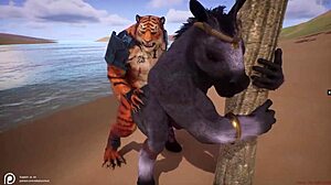 Wildlife Featuring Gay Furrys Engaging In Yiff With Big Asses