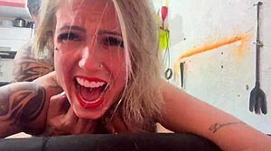 Wow! Blonde Gets Her Wet Pussy Licked So Hard, Feeling Every Throb Inside!