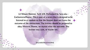 Femdom Joi-Cei 3of12: Feel My Control as I Guide Your Release