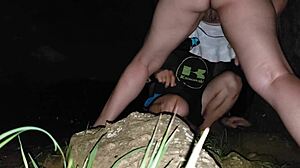 Fucking Pussy Outdoors In Public Park!