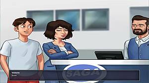 Busty Anime Girl In Summer Time Saga Unc Part 7 Gets Big Tits Action