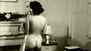 Vintage Steampunk Scene with Retro Hairy Action Details