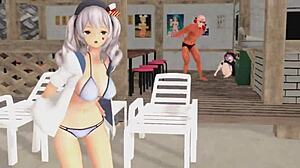 check out this love me if you can mmd r18 featuring prinz eugen and kashima