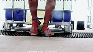 Staci Onit Wears Pink Panties In Wet Scene