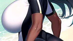 可愛いビキニ娘の大胸筋、ホットな総集編見たい？