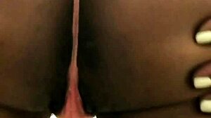 Exotic babe strips out of sweats in public bathroom