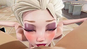 OMG, I’m totally obsessed with this 3D Frozen lesbian vid of Elsa and Anna!