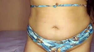 Hot girl teases to naked climax