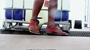 Staci Onit Wears Pink Panties In Wet Scene