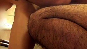 I have a quicky in the bathroom with my latina girlfriend