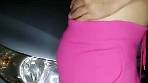 Amanda Got Horny And Gave Her Pussy In The Garage