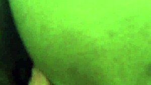 Exotic babe strips out of sweats in public bathroom