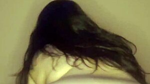 Hot girl teases to naked climax