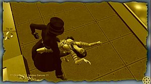 Bound Woman Dances Seductively in Restrictive Bondage Gear