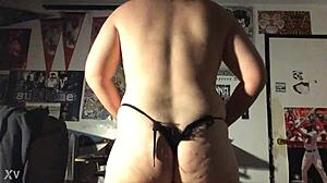 Gay boy with big ass shakes enticingly