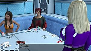 stranded in space 35 - strip poker