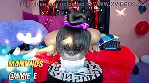 sloppy deepthroat whore gagging hard with spit and rough face fucking