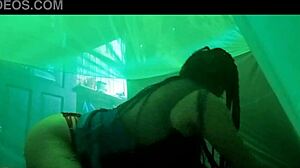 Damn, sexy stepmom waits in bed to seduce stepson! 🔥