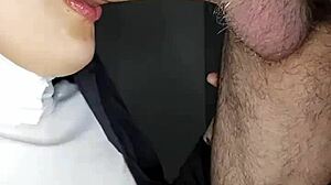 Nun Sor Rita kneels for a deep blowjob, taking every inch in this hardcore Malaysian scene. Watch her skill on xvideos.