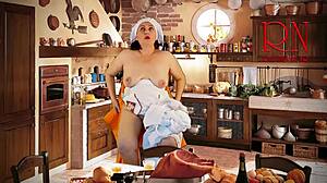 cinderella sews dresses without panties for stepfamily