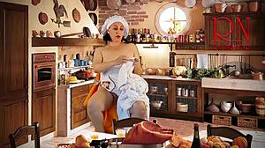 Hamupipőke varr ruhákat bugyi nélkül a mostohacsaládnak