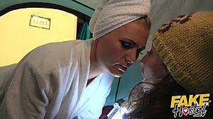 fake hostel babe with big tits seduces me, oops!