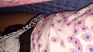 Look at this sexy latina in lingerie masturbating her big ass!