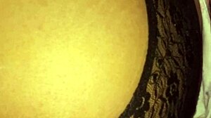 Look at this sexy latina in lingerie masturbating her big ass!