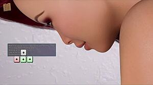 taking leap of faith with redhead's big tits