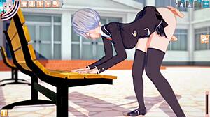 Feisty Asami Gets Tit Massage and Sex