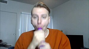 Pov Twink Sucking Cock with Toys in Deepthroat Blowjob Session